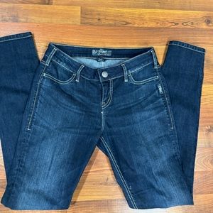 Women’s silver jeggings